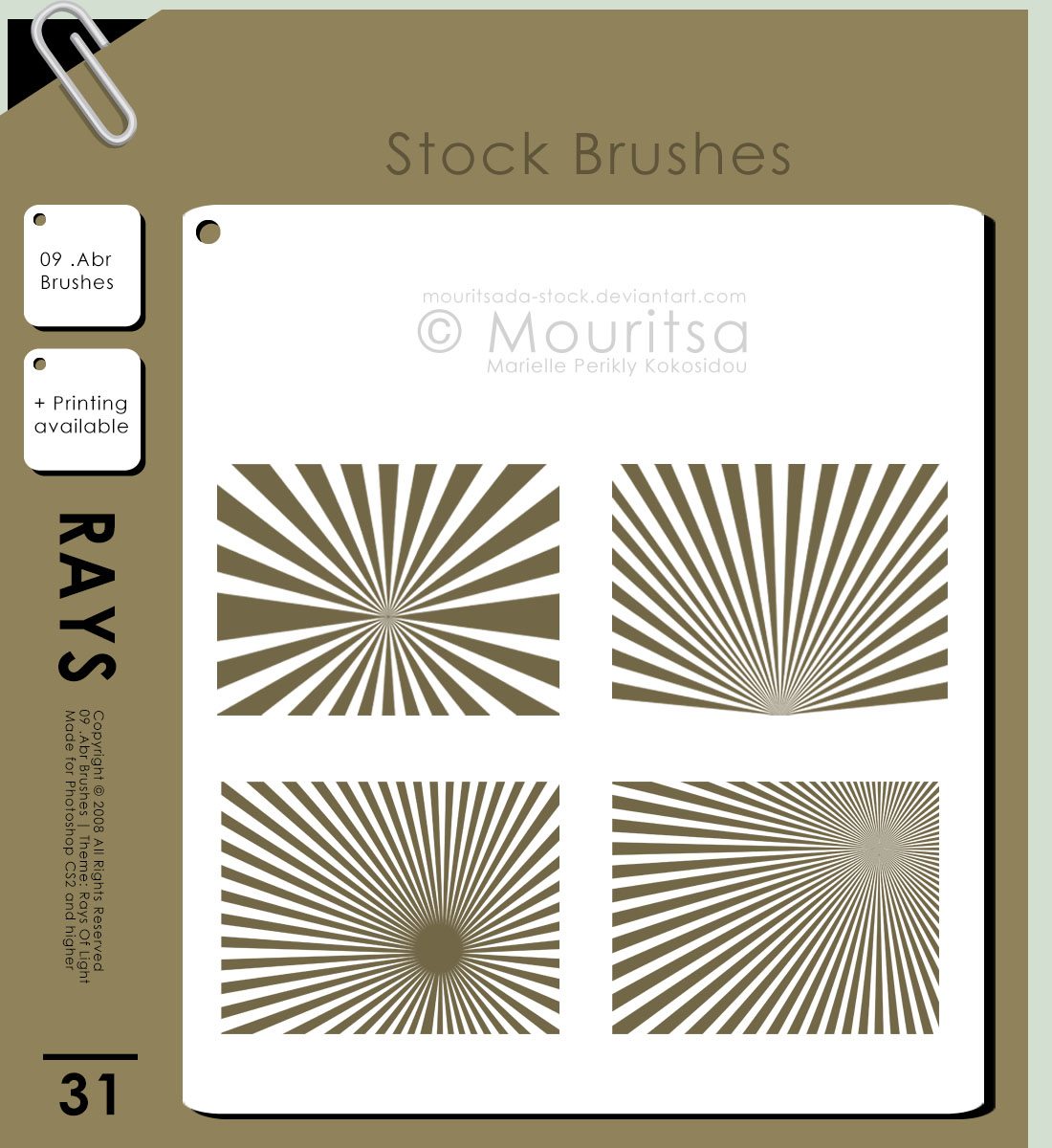 Brush Pack - Rays Of Light