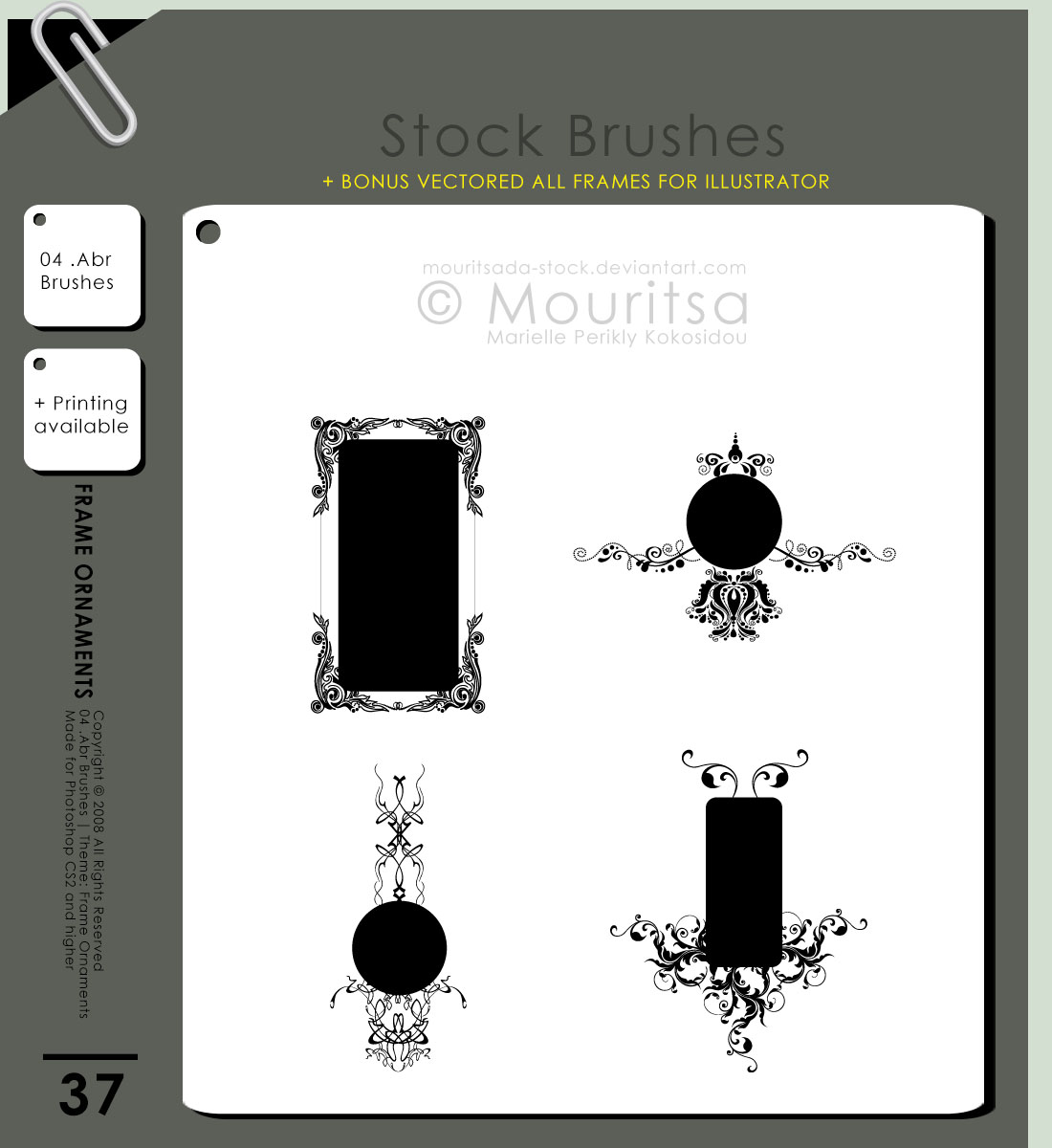 Brush Pack - Frame Ornaments