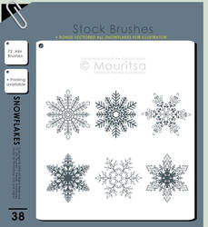 Brush Pack - Snowflakes