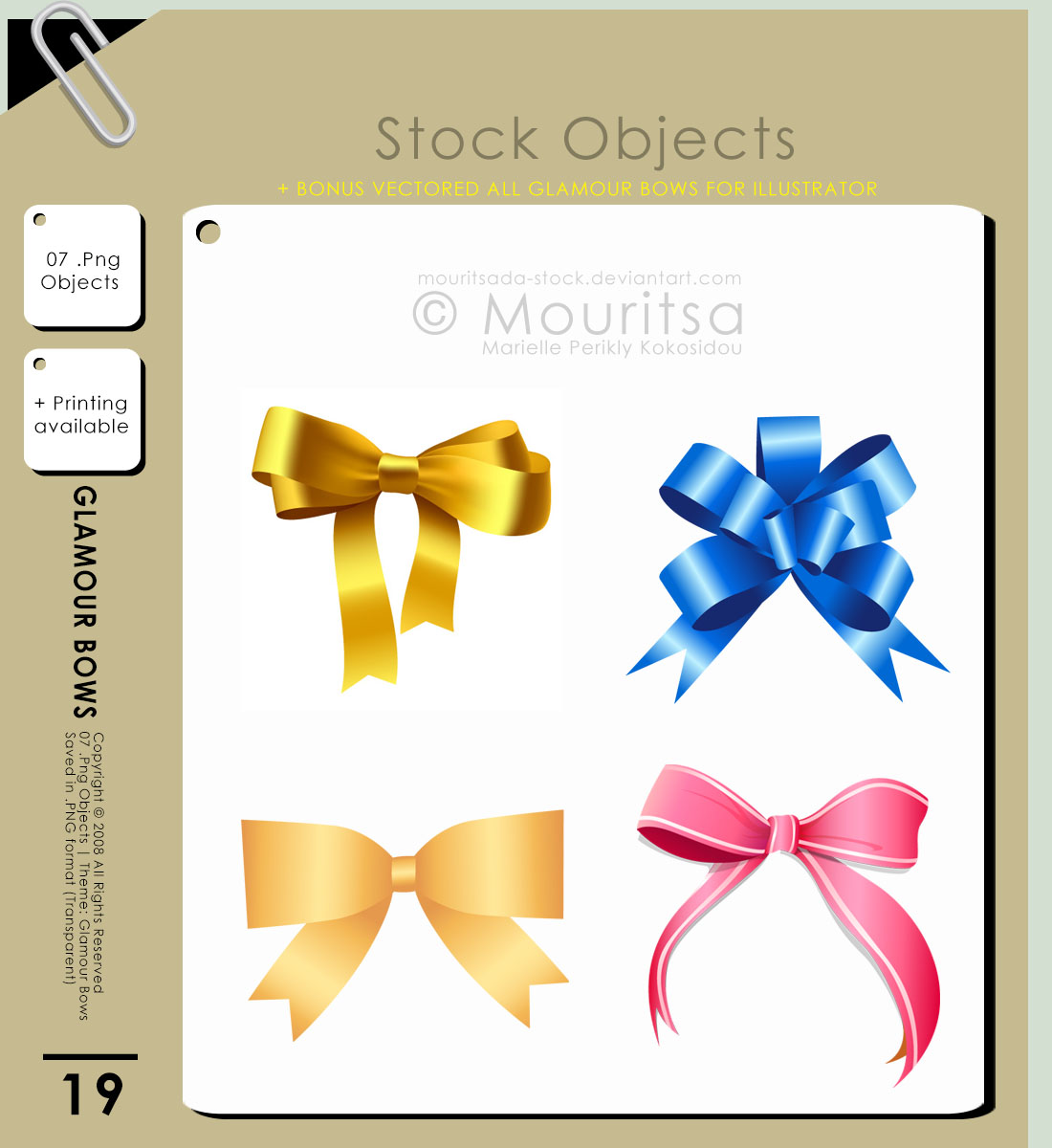 Object Pack - Glamour Bows