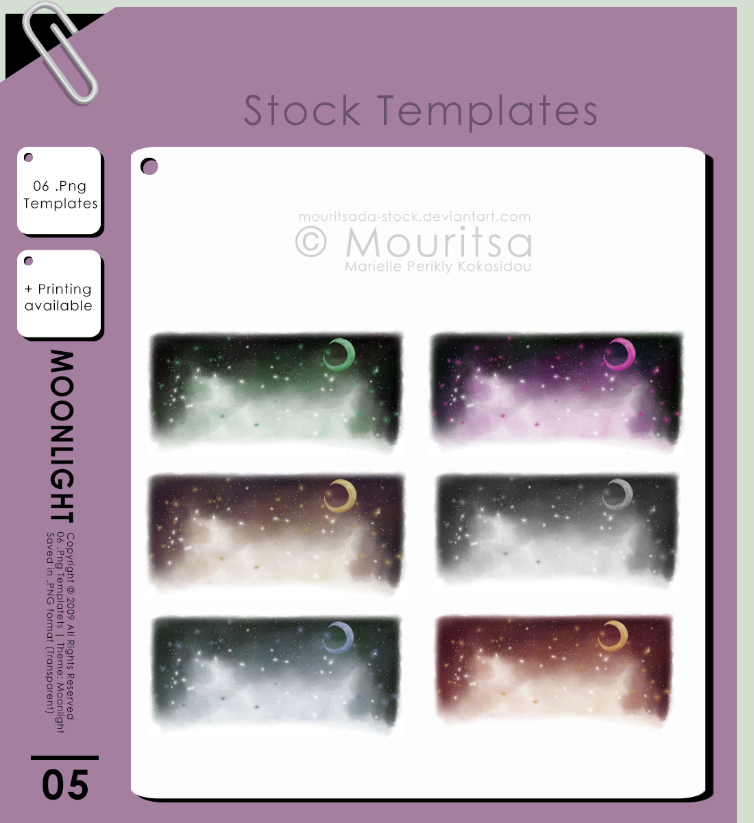 Template Pack - Moonlight