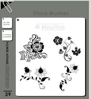 Brush Pack - Flower Affairs
