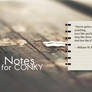 Notes for CONKY