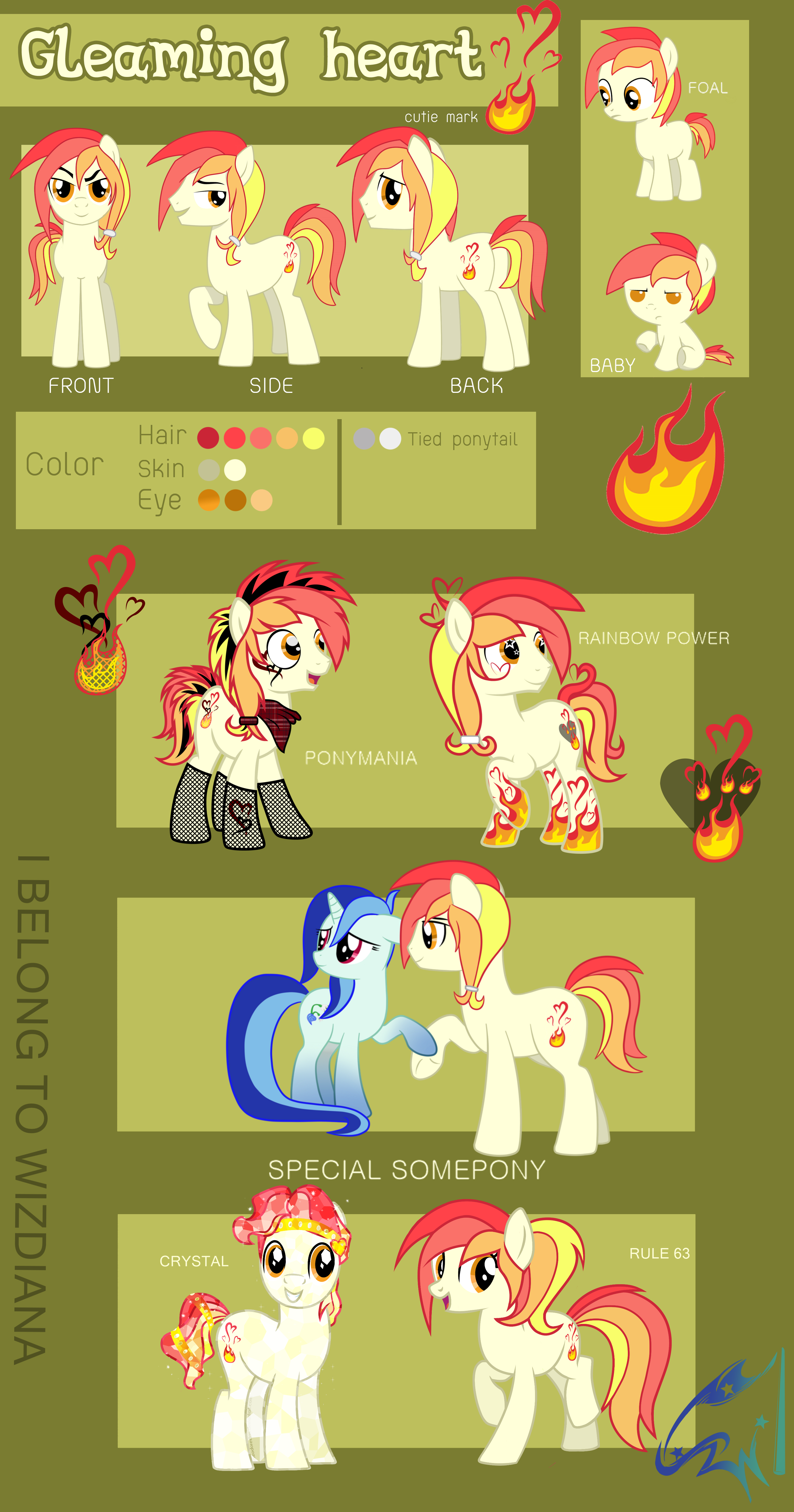 Gleaming Heart Reference Sheet by Wizdiana on DeviantArt