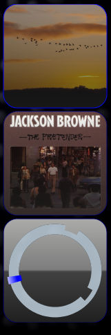 conky clock + coverart + photo