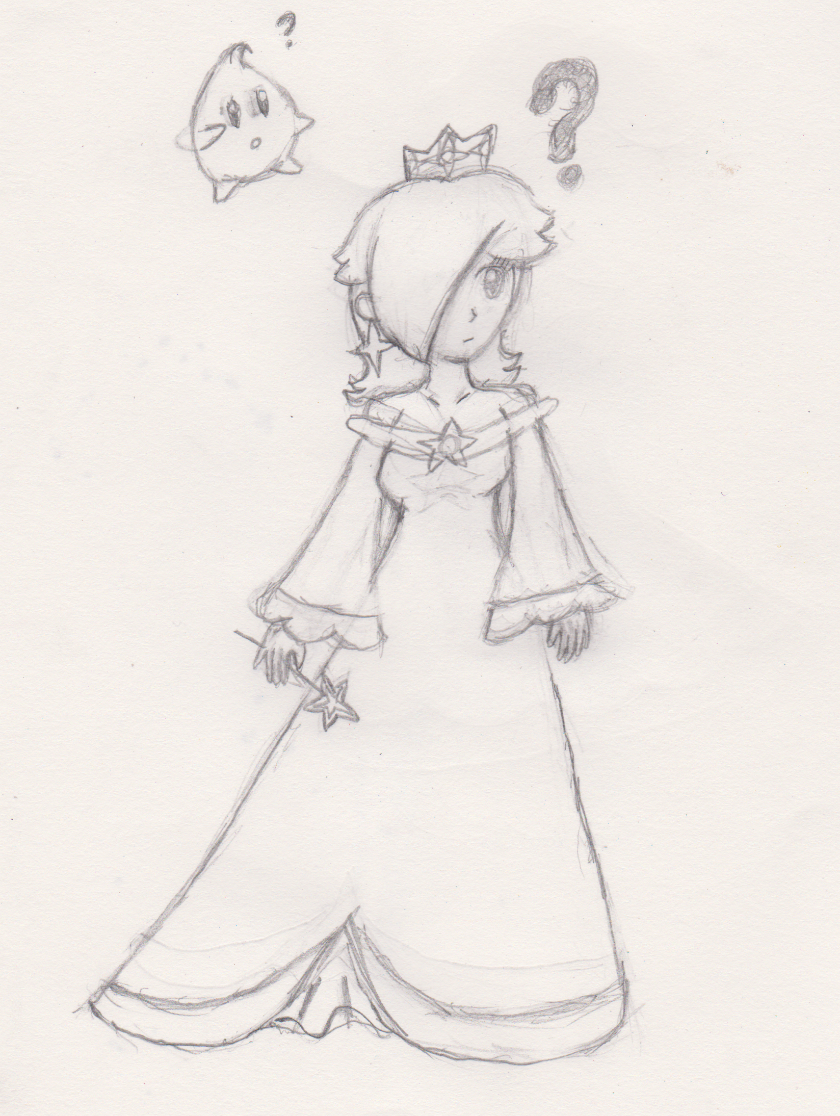 Rosalina Sketch by iHeartRosalina101 on DeviantArt