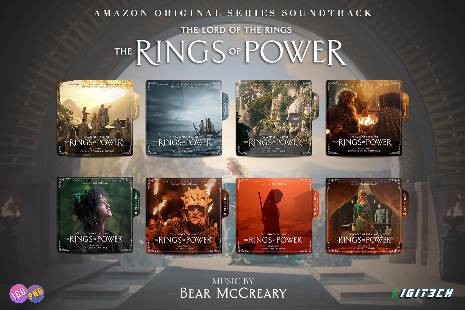 The Rings Of Power (episodes) OST [Folder Icons] by igit3ch on DeviantArt