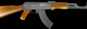 AK 47 vector