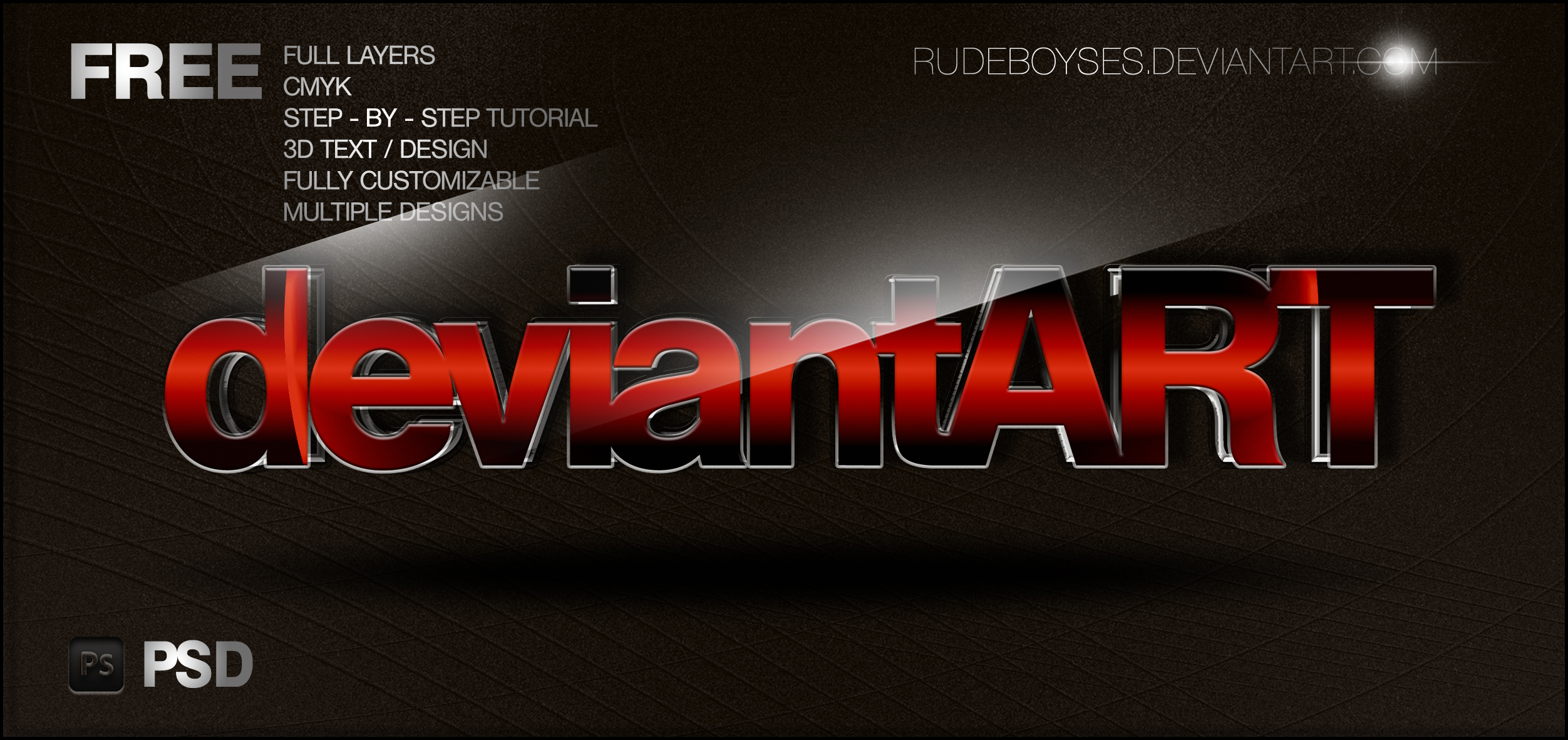 Free 3D Text PSD Graphics By RudeBoySes On DeviantArt