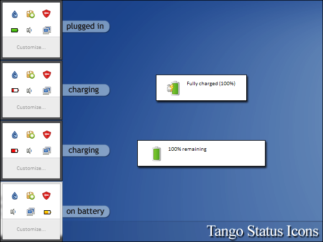 Tango Status Icons for Windows 7