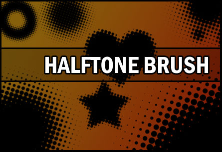 Halftone brush