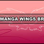 Manga wings brush