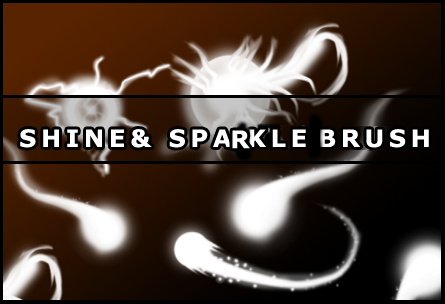 Shine and sparkle brush