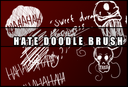 Hate doodle brush