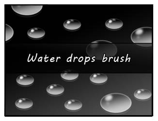 Water drop brush