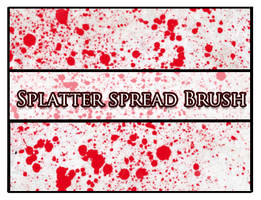 Splatter spread Brush