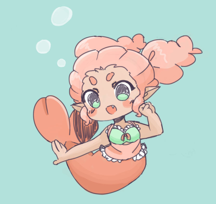 Coral Mermaid by EppleBloom on DeviantArt
