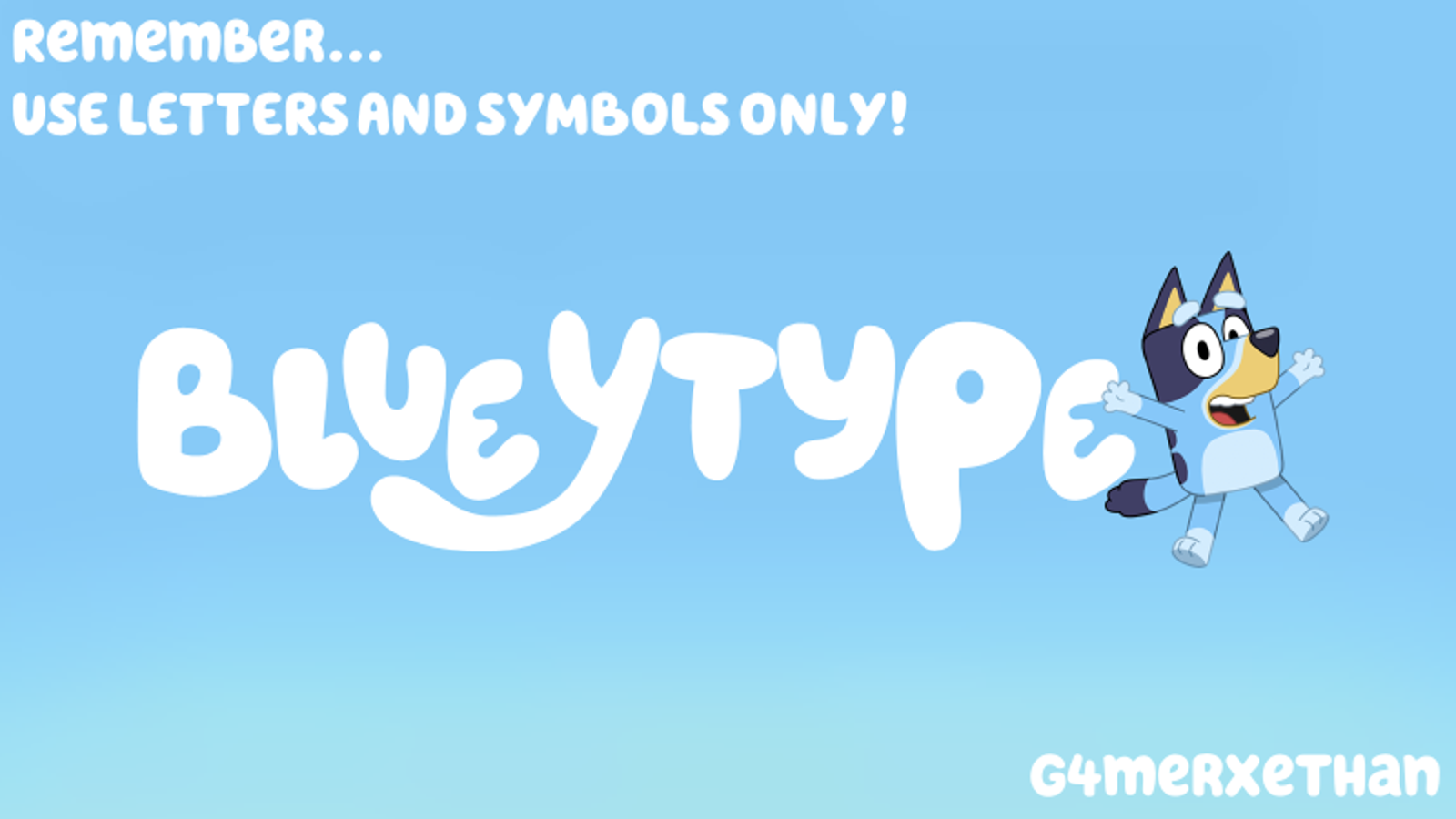 Blueytype by yellowpen2009 on DeviantArt