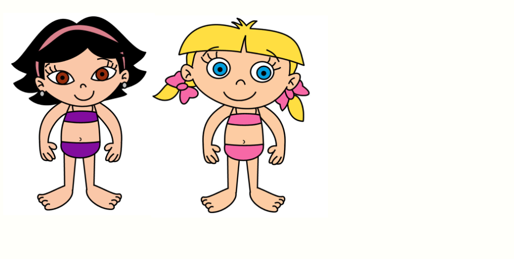 June and Annie in their bikinis. by Pudihan98 on DeviantArt