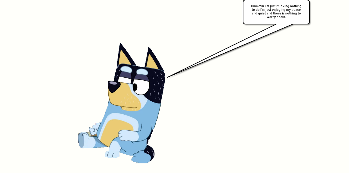 Bandit heeler relaxing. by Pudihan98 on DeviantArt