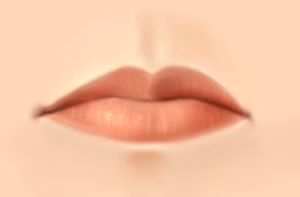 How to draw lips