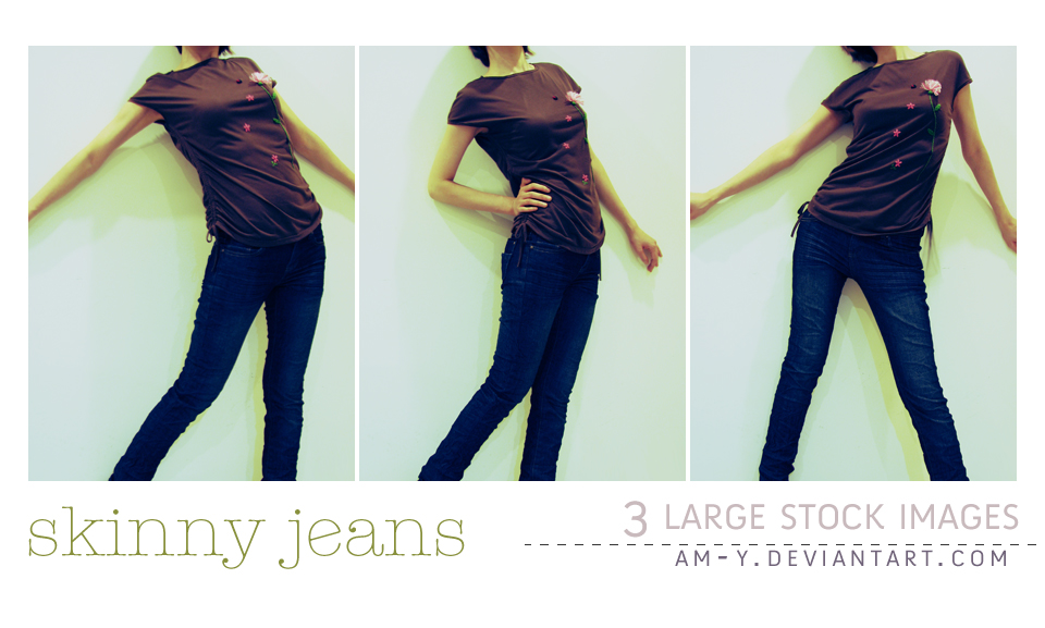 Stock - Skinny Jeans by am-y
