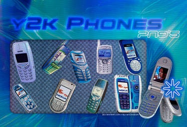 Y2k Phones PNG PACK