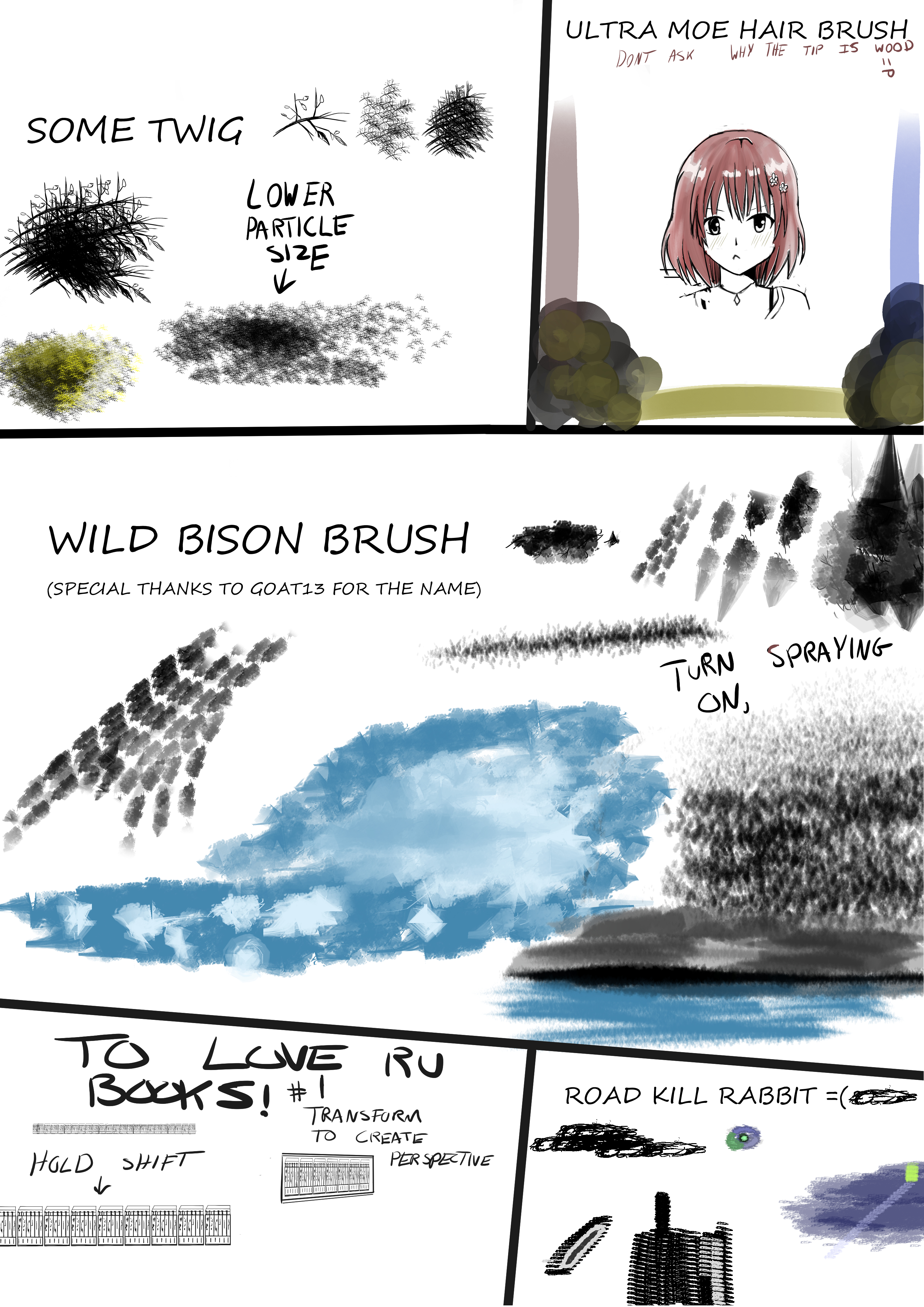 Chazzvc Manga studios 5 Brushes Beta Set 1