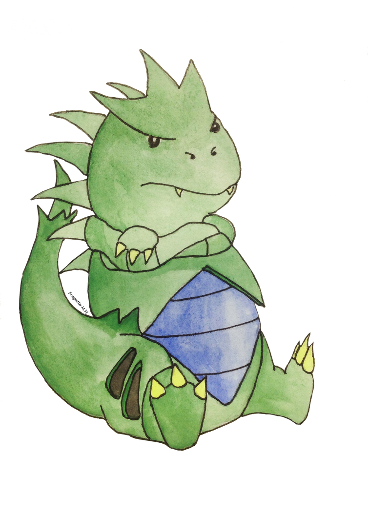 Grumpy Tyranitar is grumpy by Fregatto on DeviantArt