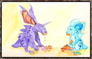 Nidorino and Nidorina