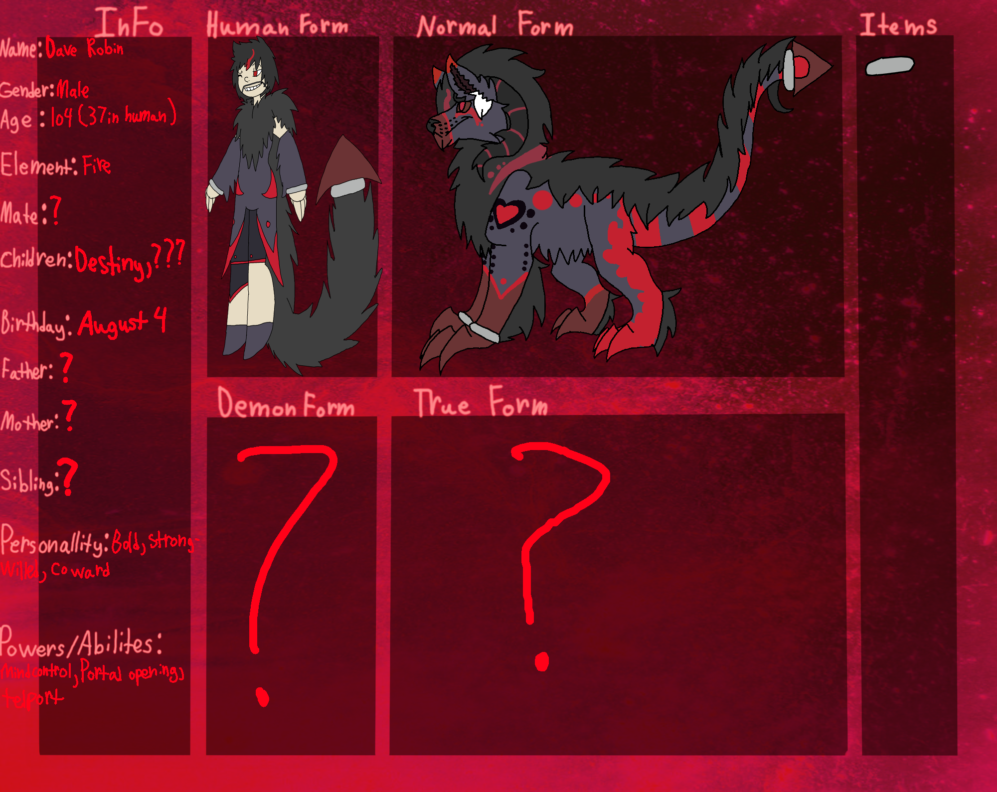 Daves refsheet