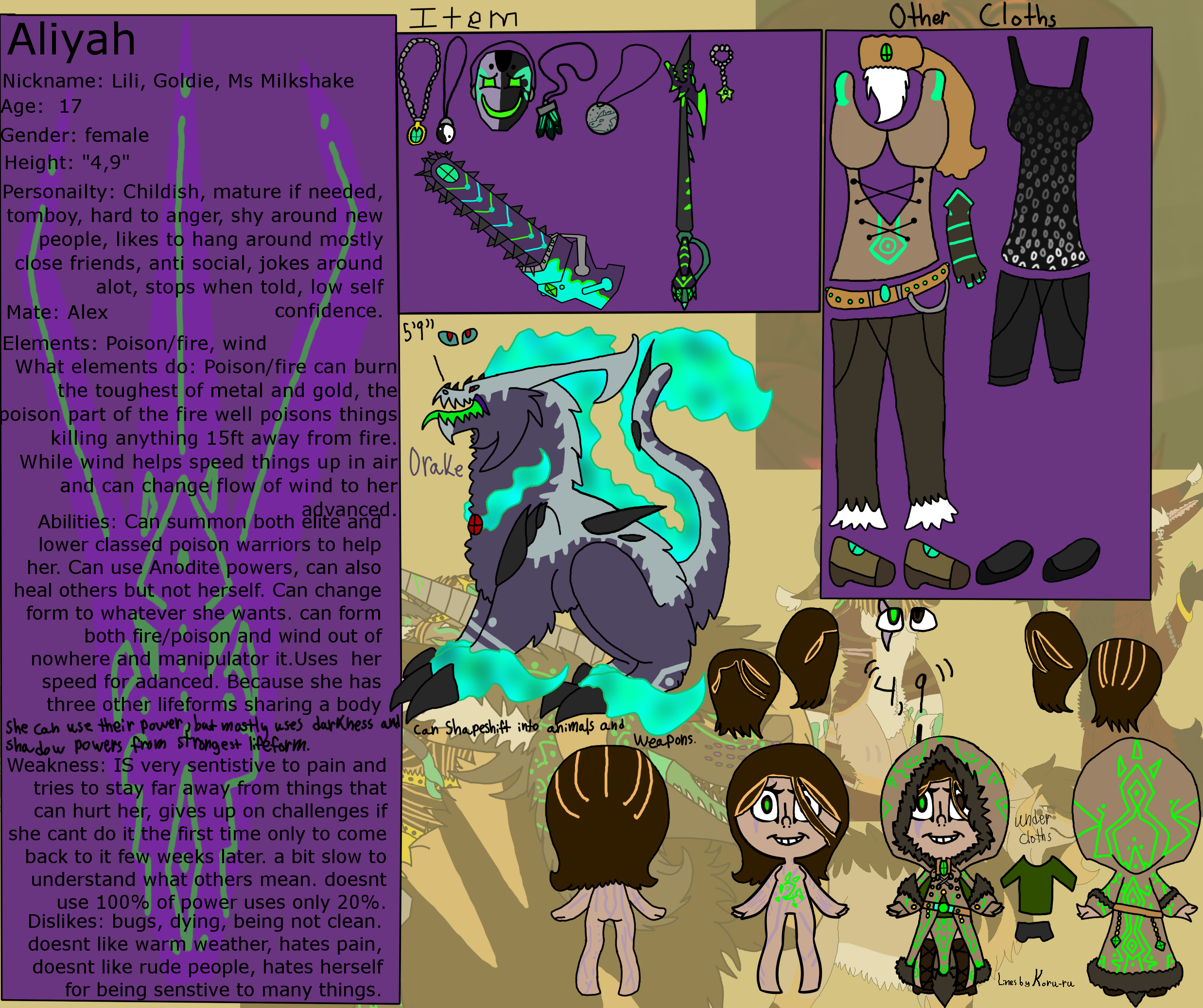 Aliyah`s human refsheet