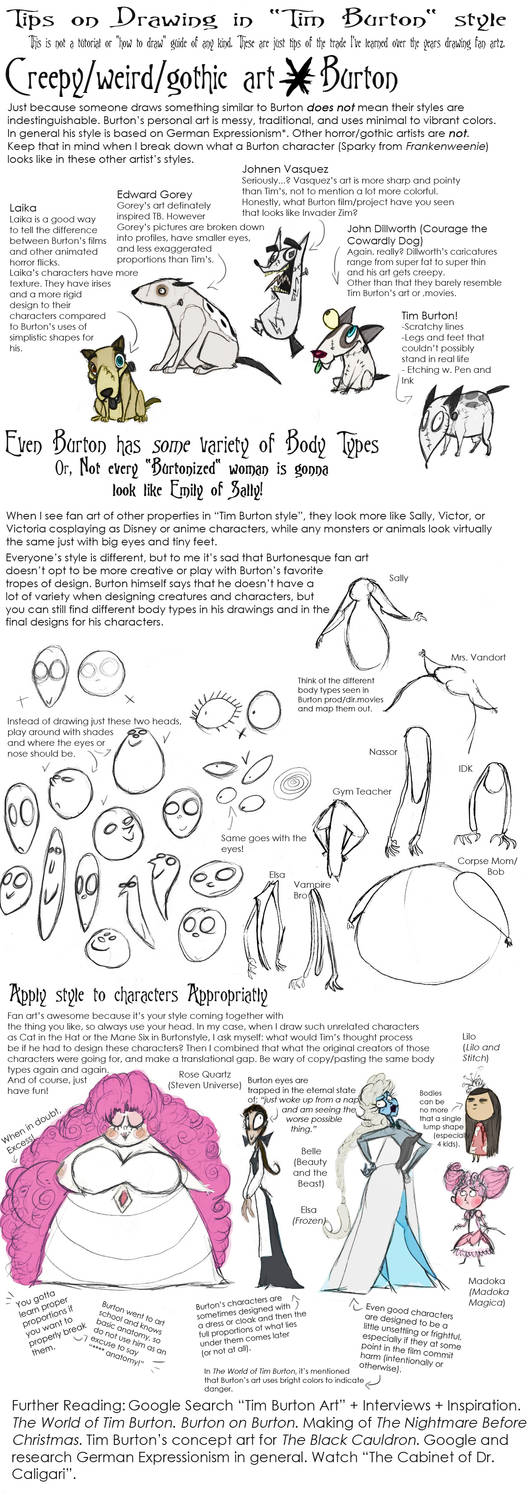 Tim Burton Style Tips And Tricks By Frankilew On Deviantart