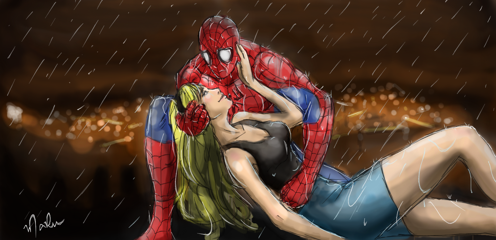 Last words - Gwen and Spiderman