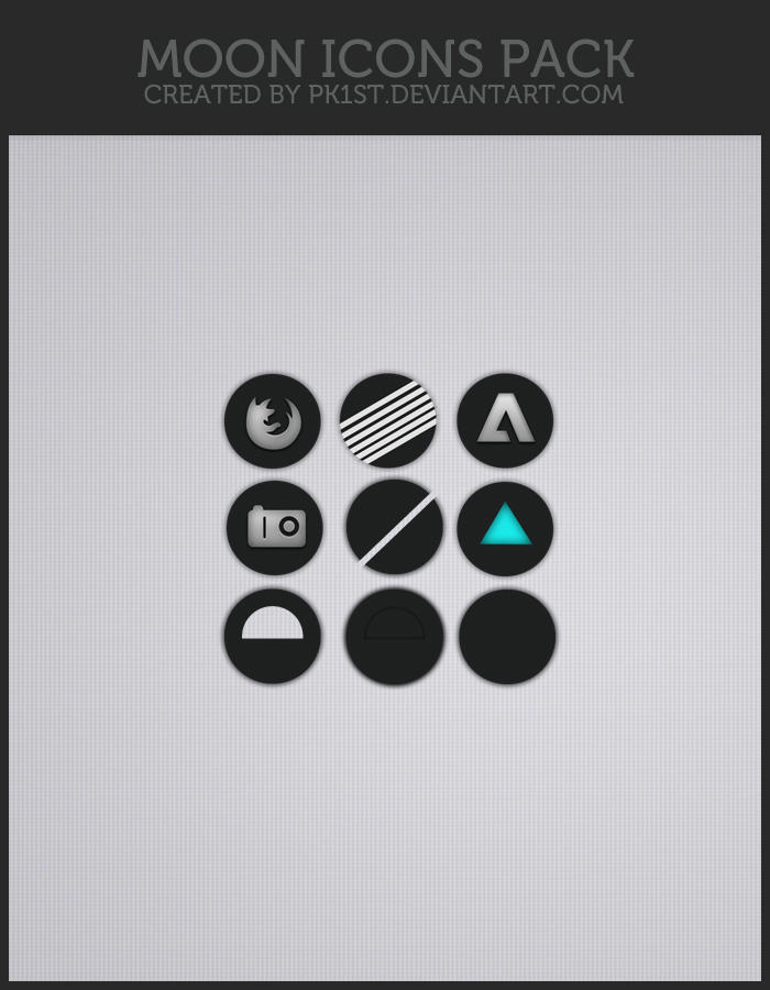 Moon icons pack by pk1st on DeviantArt