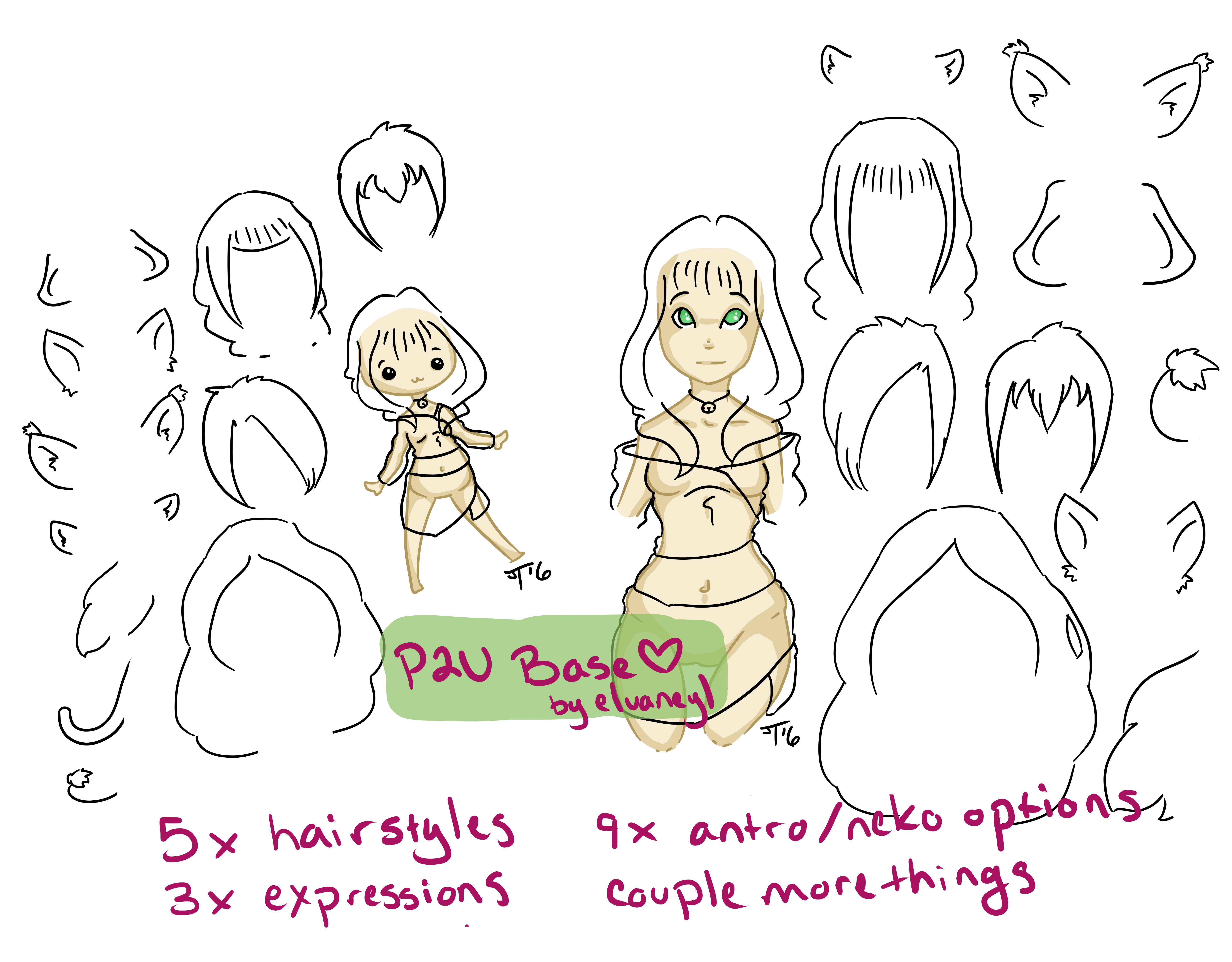 [F2U] Anime/Chibi Base by Elvaneyl on DeviantArt