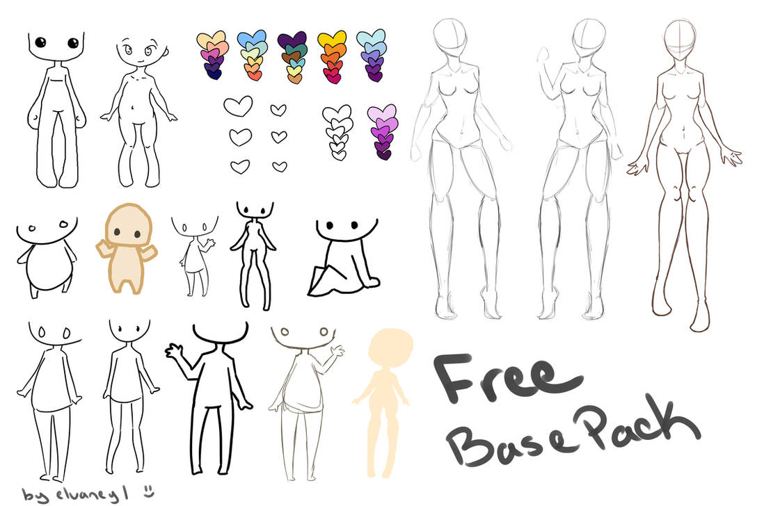 F2U Base Pack by Elvaneyl on DeviantArt