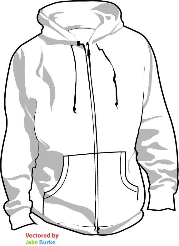 Hoodie template by pindlekill on DeviantArt