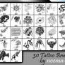 tattoo brush set 6