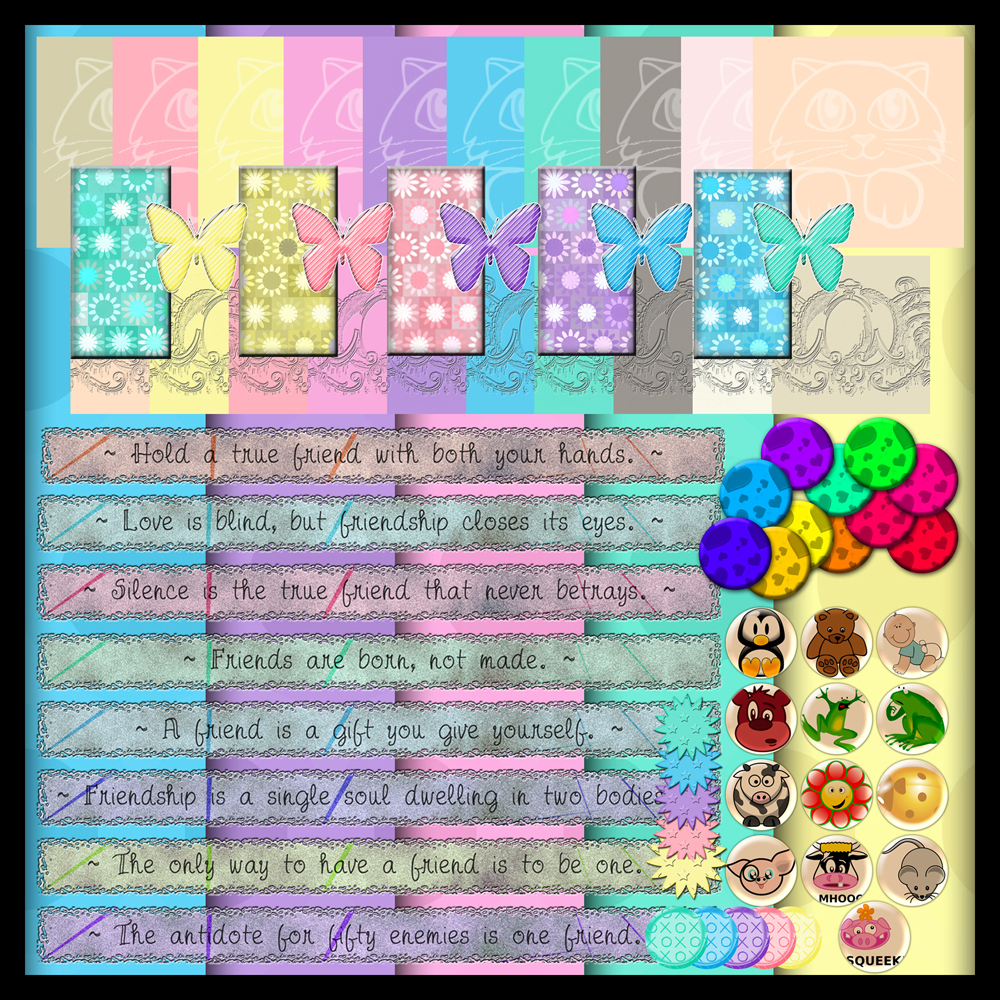 My scrapbook kit set I