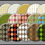 Patterned Buttons set III