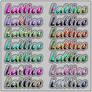 Lattice Pattern Styles I