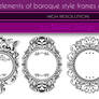 4 Elements Of Baroque Style Frames And Borders 04