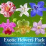 Exotic Flowers Pack
