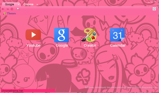 Theme Google Chrome- Crazy Pink- By AnitaEdiciones