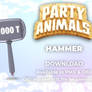 Party Animals Hammer [for MMD and Games]