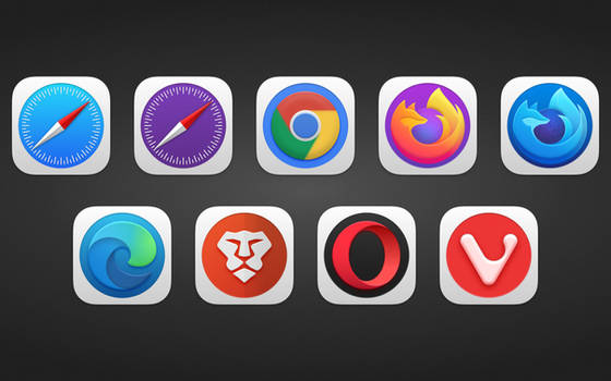 Big Sur - Browser Icons