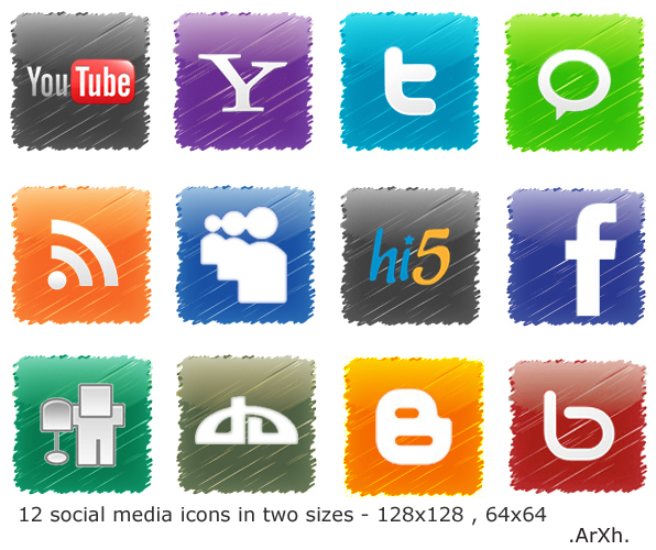 Social media icons