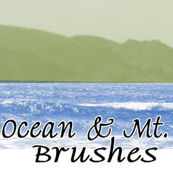 Ocean and Mtn Brushes