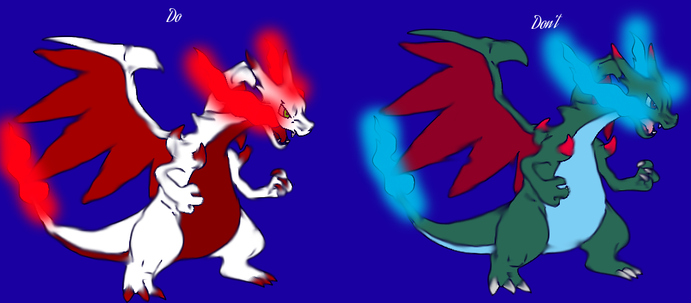 What Shiny Mega CharizardX should have looked like